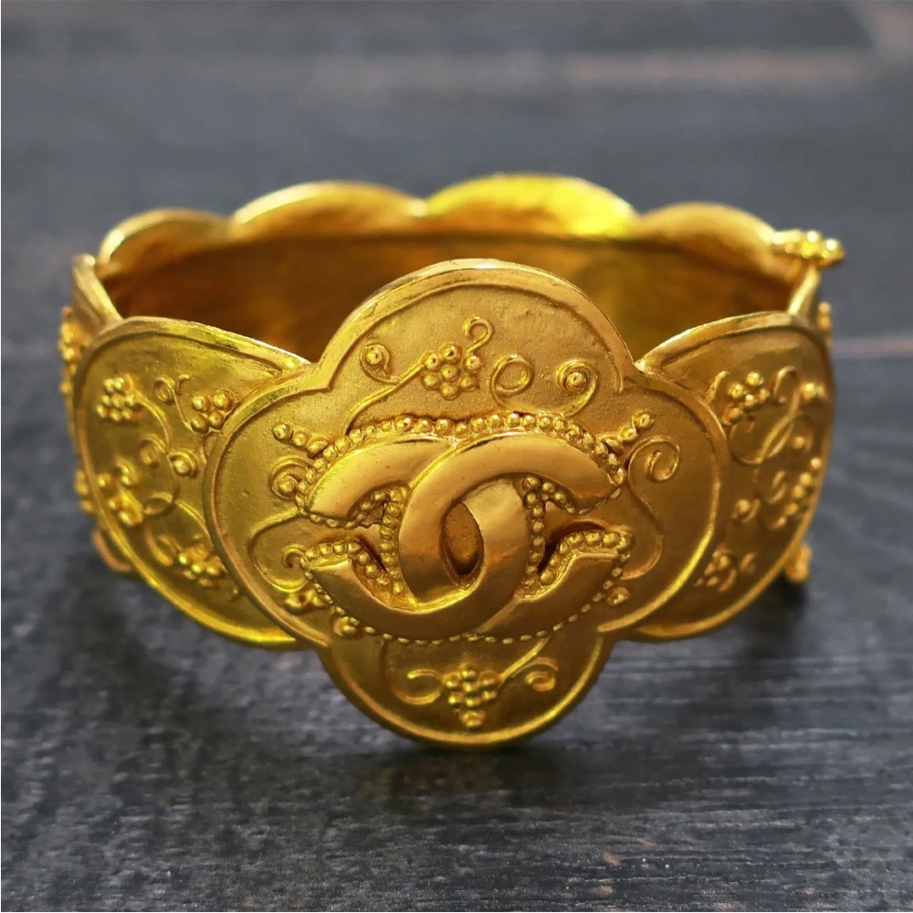 SOLD CHANEL cuff bangle bracelet